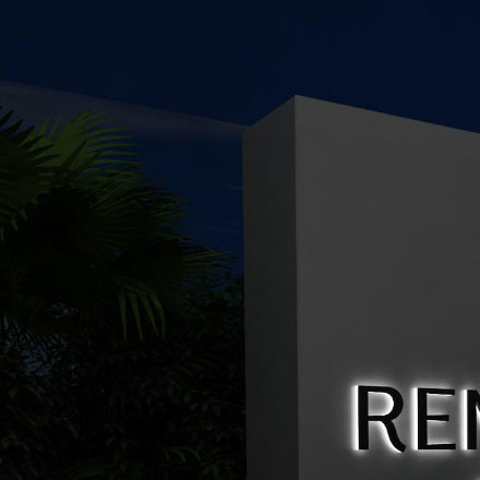 衣服公司標識牌設計